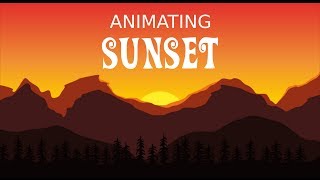 TupiTube Desk How to animate a sunset [upl. by Ihcehcu]