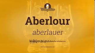 Whiskynamen richtig aussprechen  Aberlour [upl. by Rehtaef]