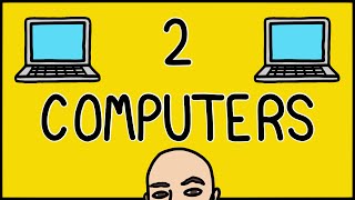 Share a Keyboard and Mouse Between Two Computers 💻🖥 [upl. by Chemaram]