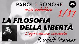 Rudolf Steiner  MINI AUDIOLIBRO 117  LA FILOSOFIA DELLA LIBERTA  Parole Sonore [upl. by Irisa]