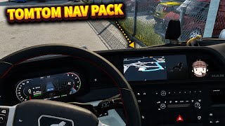 Tomtom GPS Navigation Mod Pack For ETS2 147  ETS2 147 MODS [upl. by Ydurt]