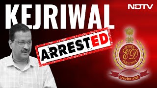 Arvind Kejriwal Arrested  Arvind Kejriwal Arrested By ED In Liquor Policy Case  NDTV 24x7 LIVE TV [upl. by Inoliel]