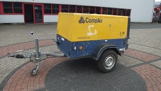 775345 COMPAIR C38 DIESEL AIR COMPRESSOR 2007 7BAR 3800LMIN 135CFM 2312HRS [upl. by Fisher]