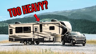 Towing a Travel Trailer RV with a 12 ton Pickup Watch this [upl. by Nella584]