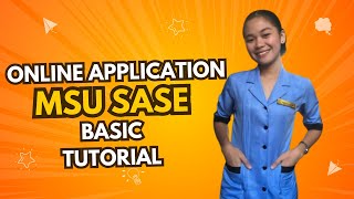 MSU SASE ONLINE APPLICATION 2024 [upl. by Fay]