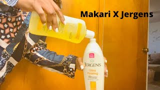 How To Mix Makari Glycerin Oil With Jergens For A Beautiful Glow [upl. by Feodora]