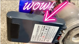 Review of EGR Battery Replacement For Dyson V8 Vacuums [upl. by Kemp]