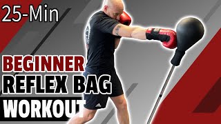 25 Min Beginner Reflex Bag Workout  Outshock Punching Ball  English [upl. by Deva]