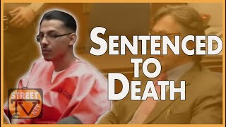 Pedro Espinoza 19 is sentenced to death for the murder of Jamiel Shaw [upl. by Yenittirb]