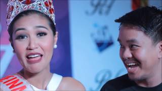 Reina Hispanoamericana 2017 Teresita Marquez answers Miss Universe questions Conan Interviews [upl. by Nitsew]