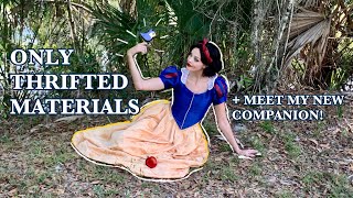 DIY Snow White Costume from Thrifted Materials Ft Love in a time of Quarantine [upl. by Acimehs]