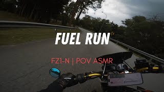 Fuel Run YAMAHA FZ1N  REMUS Exhaust  ASMR  POV [upl. by Roobbie]