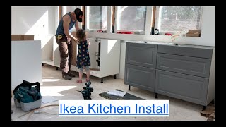 Ikea Bodbyn Kitchen Install  Portland ADU [upl. by Earahc]