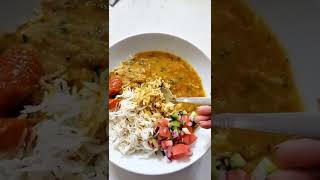 Dal Fry with Jeera rice  Dal Chawal  Dal Rice  Dal fry recipe in Instant Pot shorts [upl. by Yllet]