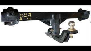 How to fit BMW Tow bar X3 F25 X4 Easy Step by step guide [upl. by Enovaj]