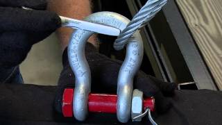 Bolt Type Shackle Basics [upl. by Ronny]