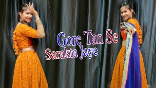 Gore Tan Se Sarakta Jaye Song Govinda  Raveena Tandan Dance video babitashera27 bollywoodmusic [upl. by Iredale451]