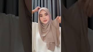 Dinner Glam Style Shawl Tutorial – QotrunNada shawl shawltutorial [upl. by Amaj]