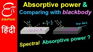 Absorptive Power and Spectral Absorptive Power  video in HINDI [upl. by Boehmer597]