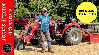 Tricks To Use A Box Blade On a Tractor [upl. by Elka578]