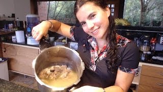 How to make bone broth Fast and easy recipe [upl. by Kirst]