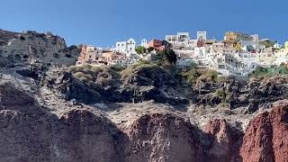 Santorini Boat Tour to Volcano Hot springs amp Thirassia santorini greece boattour caldera [upl. by Onilatac194]