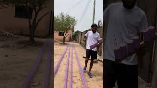 Preparation of a Kente warp for a placed order shorts viral viralvideo kente short ngofabric [upl. by Alyek]