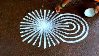 Margazhi 1 special padi kolam31 dhanurmasam muggulumargazhi masam kolamnew year Super rangoli [upl. by Yenar]