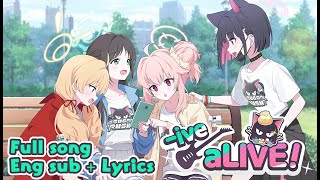 ive aLIVE  Irodori Canvas Full version ENG sub amp lyrics Blue Archive [upl. by Hallee]