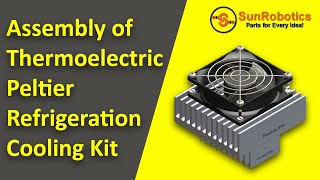 Assembly of Thermoelectric Peltier Refrigeration TEC112706 Heatsink DIY Kit​  Cooling Kit [upl. by Ayamat]