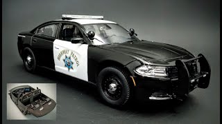 NEW 2021 Dodge Charger Hemi Police Pursuit 125 Scale Model Kit Build How To Assemble Mask Paint [upl. by Buna481]