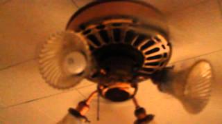 Casablanca Zephyr Ceiling Fan  Polished Copper  K55  from 1981 [upl. by Irallih]