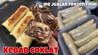 Ada 1 bahan yang bikin kebabnya lumer   KEBAB COKLAT [upl. by Newmann]