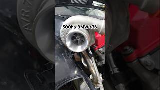 INSANE 500 Horsepower BMW e36 325i M50b25 Big Turbo Best Sleeper Build [upl. by Atinele]