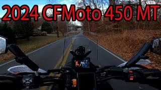 2024 CFMoto 450 MT [upl. by Anayt]