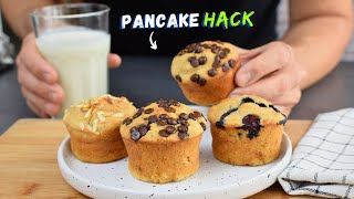 This healthy PANCAKE MUFFIN RECIPE is changing my mornings [upl. by Anisamot]