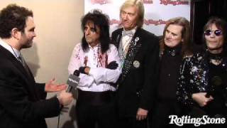 Alice Cooper Rock And Roll Hall Of Fame 2011 [upl. by Wolfson829]