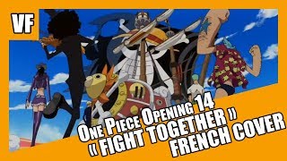 AMVF One Piece Opening 14  quotFight Togetherquot FRENCH COVER [upl. by Noillimaxam279]