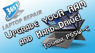 Upgrade the Hard Drive and RAM on the Toshiba P55WC [upl. by Ornstead]