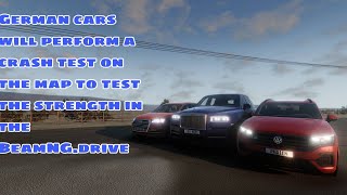 German cars vs carnts to test the strength of cars in the game BemaNGdrive [upl. by Cogswell214]