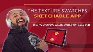 Using the Texture Swatches in Sketchable App [upl. by Aikemat]