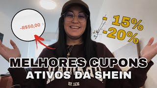 CUPONS PARA COMPRAS NACIONAIS E INTERNACIONAIS DA SHEIN [upl. by Ientirb373]