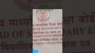 Cbse board marksheetKendriya vidyalaya marksheetMarksheet details certificate [upl. by Onileba]