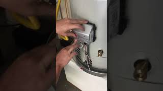 Lighting a Bradford white hot water heater [upl. by Screens154]