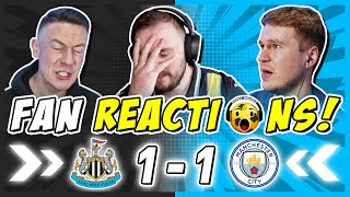 Man City amp Newcastle Fans Reaction to Newcastle 11 Man City  Premier League Fan Reactions [upl. by Barbara297]