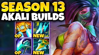 TRYING EVERY POSSIBLE AKALI BUILD FOR SEASON 13 THE AKALI MOVIE [upl. by Micaela528]