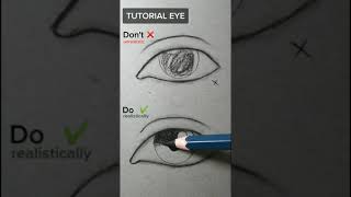 How to drawing eyes  Tutorial  learning step by step [upl. by Asilet]