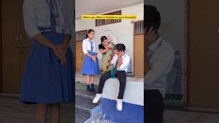 When your Mother is a teacher👩‍🏫😂 shorts funnyshorts sejalgabashorts teacherlife ytshorts [upl. by Allerbag922]