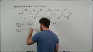 Längeneinheiten Umrechnen ALLE Einheiten Beispiele [upl. by Zerline191]