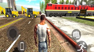 JCB VS Train Crash  Indian Bike Driving 3D 02  Android Gameplay [upl. by Nnadroj79]